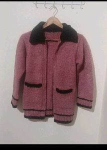 Pink Knit Cardigan
