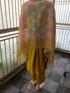 Yellow Kurta Set with Dupatta