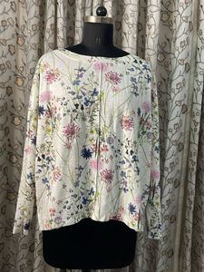 Floral Print Long Sleeve Top