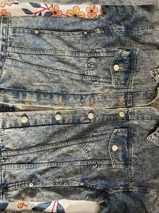 Acid Wash Denim Jacket