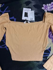 Stylish Off-Shoulder Crop Top