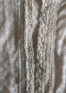 Elegant Beaded Open Jacket