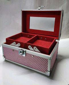 Pink Glitter Jewellery/Make Up Storage Box
