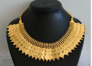 Exquisite Gold Coin Necklace Set