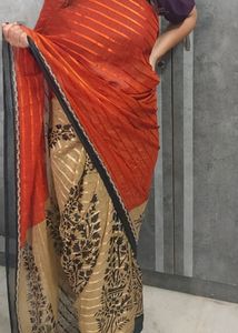 Dual Color Saree
