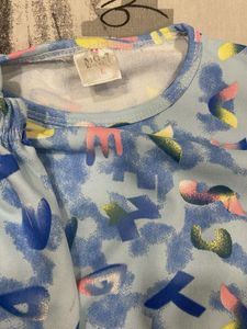 Cute Blue Pajama Set