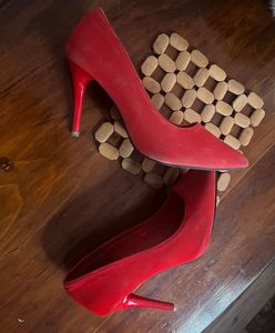 Red High Heel Pumps