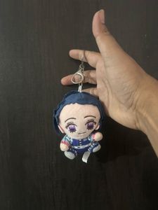 cute plush keychain featuring the character Shino