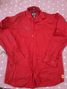 Men's Red Superdry Shirt