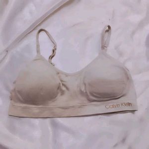 Calvin Klein Beige Bra