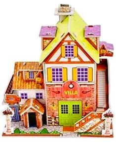 3D Puzzle Villa Model