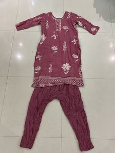 Daily wear pink stylish suit