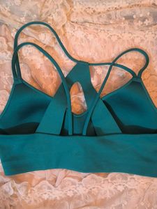 Teal Sports Bra