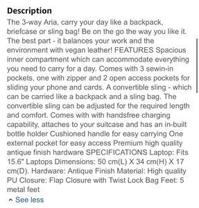 Rashki Laptop Bag/Purse