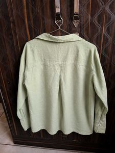 Zara 100% Linen Oversized Shirt