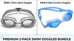 Professional Swimming Goggles(pack of 2)