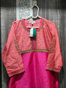Gorgeous Shades of Pink Kurta and Churidar Set