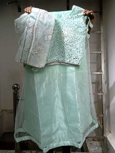 Lehenga Choli with jacket Set (Free size upto L)