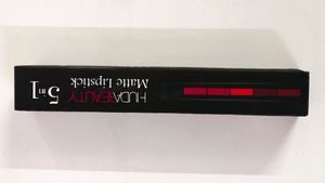 Combo Of Huda Beauty 5 in 1 Creamy Matte Lipstick (Red Edition)