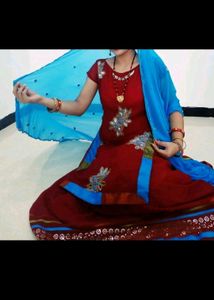 Navratri special Designer One piece gown👌❤️