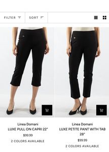 Linea Domani Limited Edition Polka Dot Capri Pants
