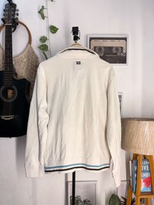 Eco untitled Men's White Zip-Up Track Jacket