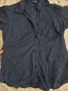 Harpa Polka Dot Short Sleeve Top