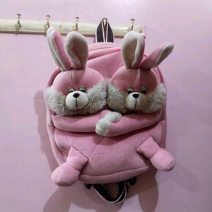 Cute Pink Bunny Backpack