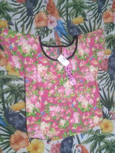 Vibrant Floral Print Top
