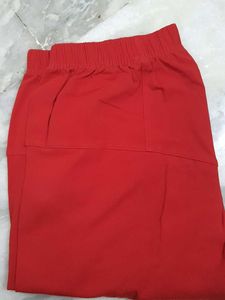 Lyra Churidaar Leggings- Red