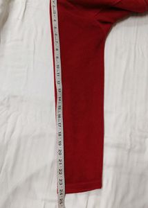 CKM Brand Women's Red Fleece Jacket