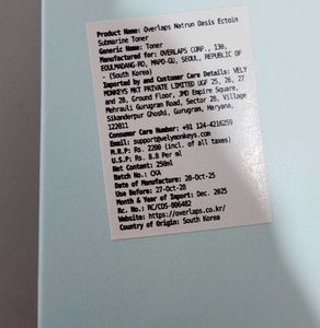 OVERLAPS Natrun Oasis Ectoin Toner