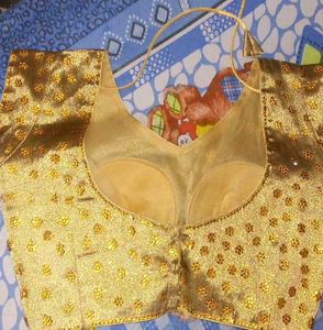 Stunning Gold Embellished Blouse