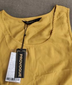 New Provogue Sleeveless Yellow Top