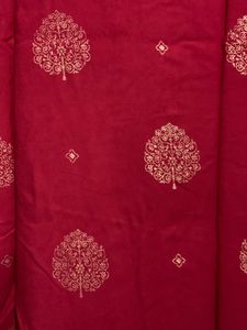 Rangmanch Red Kurta with Gold Print