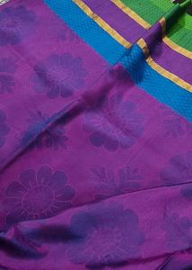 Beautiful Purple &amp; Blue Saree