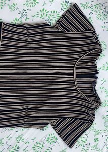 Classic Striped Sheath Dress fully stretchable