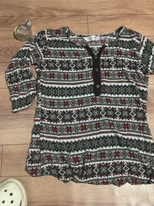 christmas themed top