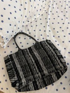 Stylish Striped Tote Bag