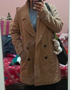 Elegant Beige Trench Coat