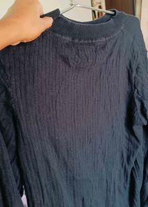 Cozy Black Knit Sweater