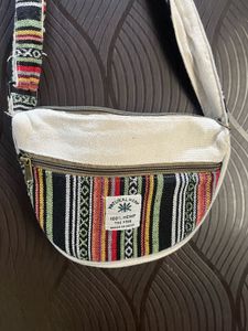 Hemp Crossbody Bag - Ethnic Style