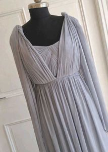 Elegant Flowy Chiffon Maxi Dress