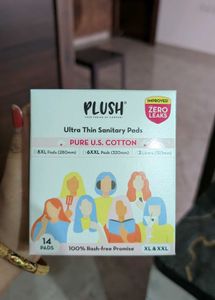 Plush Ultra Thin Sanitary Pads - Pure Cotton