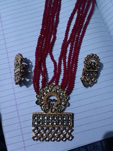 Crytal Mala Set Rani