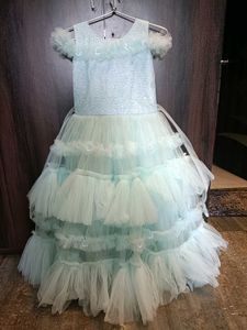 Stunning Ruffled Tulle Gown