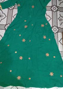 Elegant Green Embellished Gown