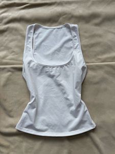 Savana Sleek White Tank Top