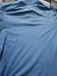 Men's Blue Polo Shirt with Pocket