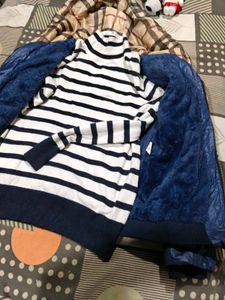 Stylish Striped Sweater free and Jacket
